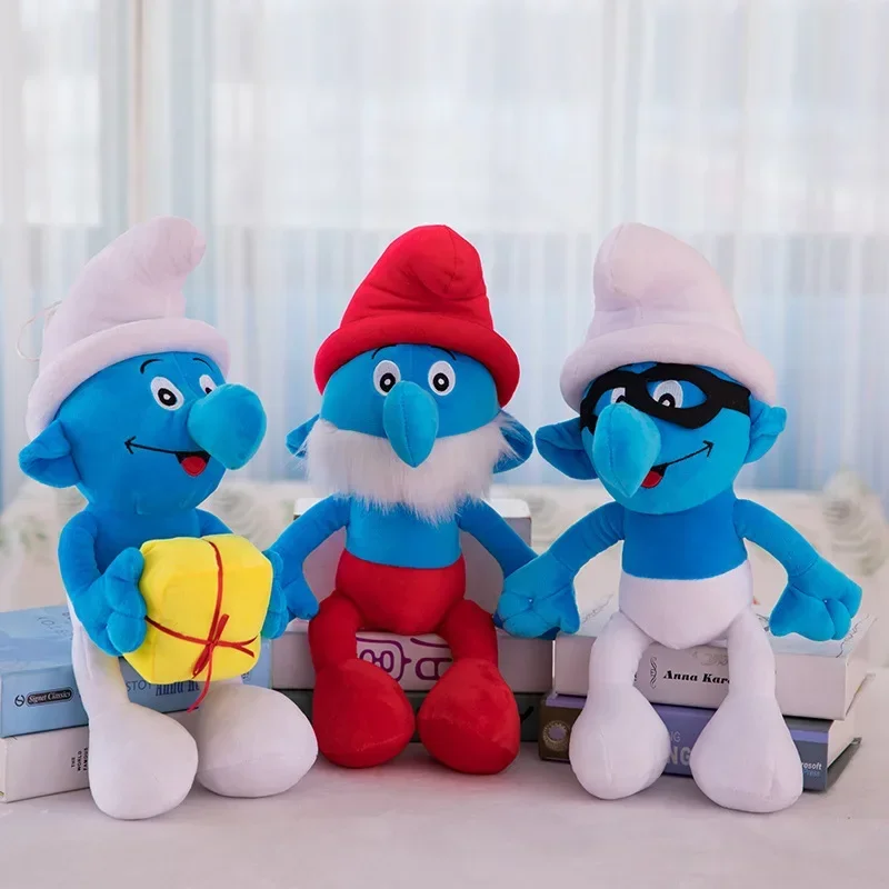 6 stijlen/35 cm Cartoon Smurfs Pop Smurfs Cartoon Model Actiefiguren Films Randapparatuur Kamer Decoraties Kinderen Verjaardagscadeau