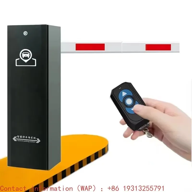 【Best-selling】Automatic Smart Car Parking Boom Barrier Gate 24VDC Brushless Motor 140W Outdoor Roadway Crowd Control Metal Traff