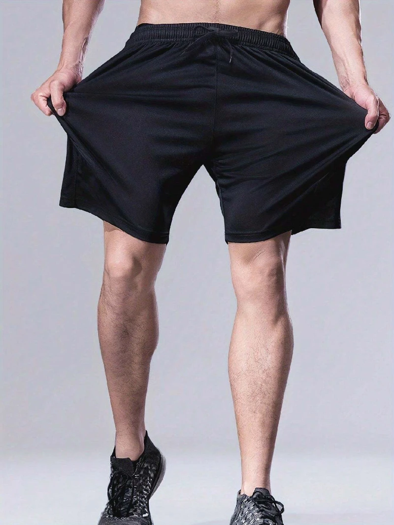 Pantalones cortos deportivos para gimnasio para hombre, pantalones cortos de entrenamiento sueltos y transpirables de 5 pulgadas para correr, fútbol, entrenamiento de baloncesto de verano de gran tamaño
