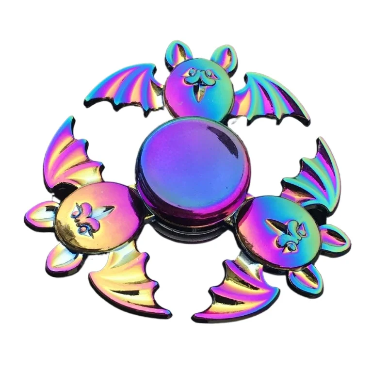 Alloy Fingertip Gyro Decompression Toy Finger Gyro Colorful 