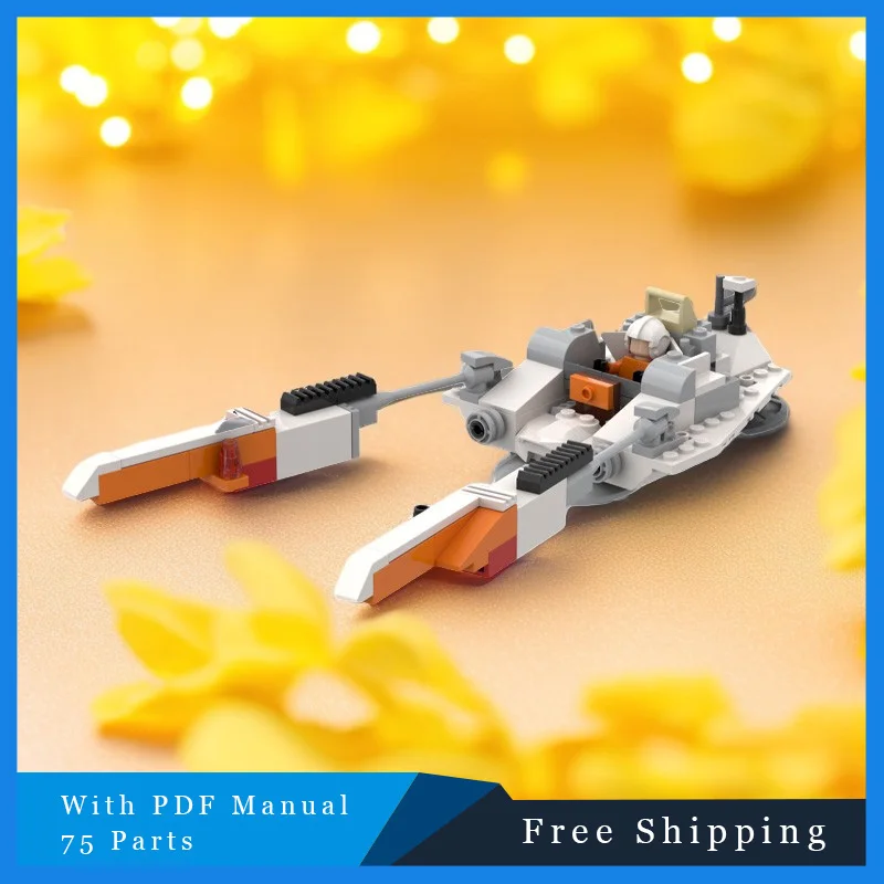 

75 шт. креативные быстрые белые крутые гоночные технические модульные MOC строительные блоки модель детские DIY сборка игрушки праздничные подарки