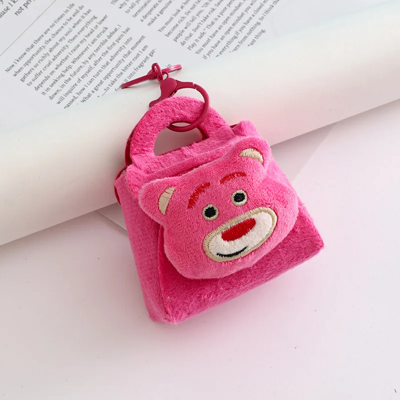 Porte-clés en peluche pour sac d'école, décoration de sac à dos, pendentif en peluche, animal de dessin animé, beurre, Hello Kitty, Mymelody Kuromi