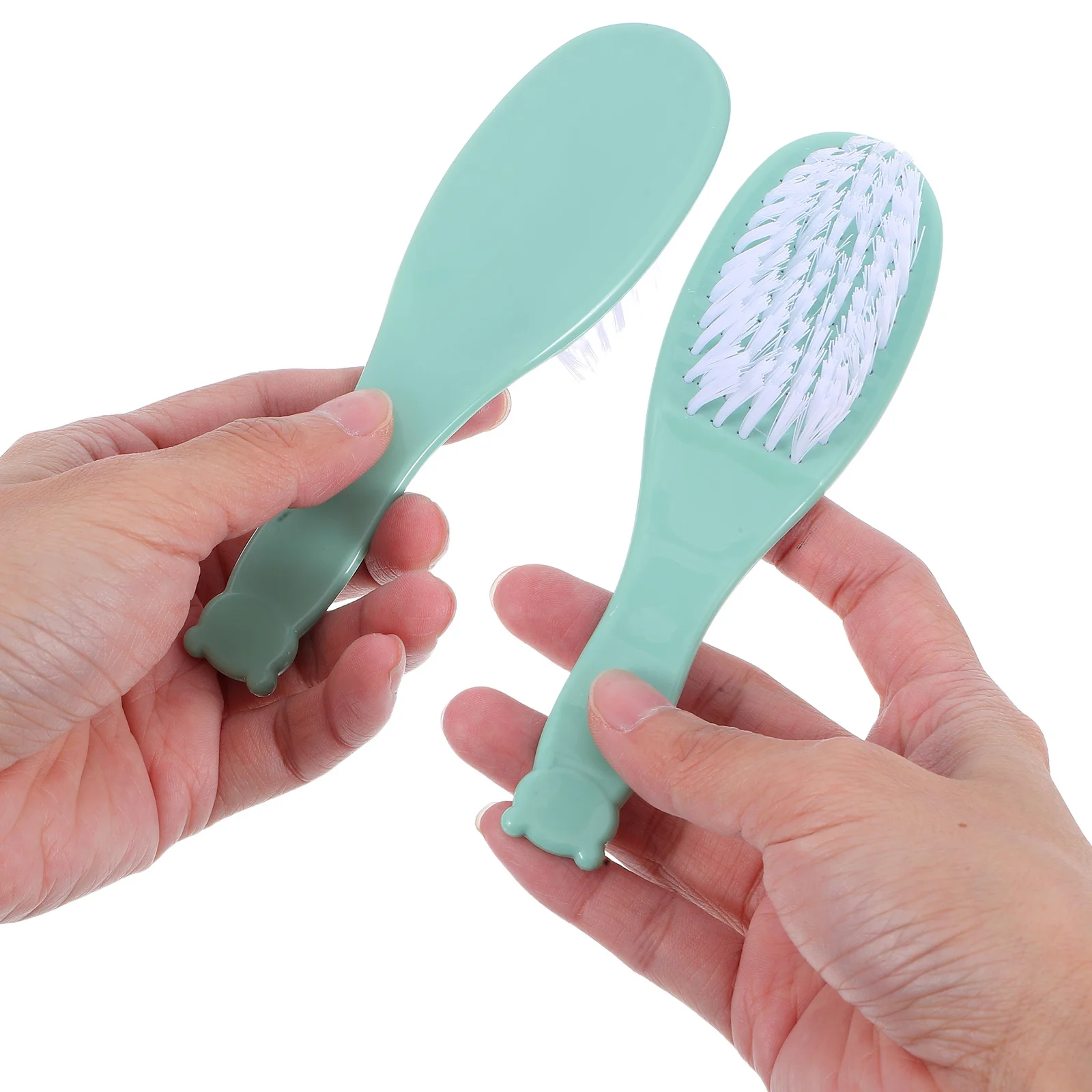 

10pcs Baby Hair Comb Mini Soft Infant Grooming Massage Brush Cradle Cap Pp Bulk Newborn Toddler Practical Lightweight