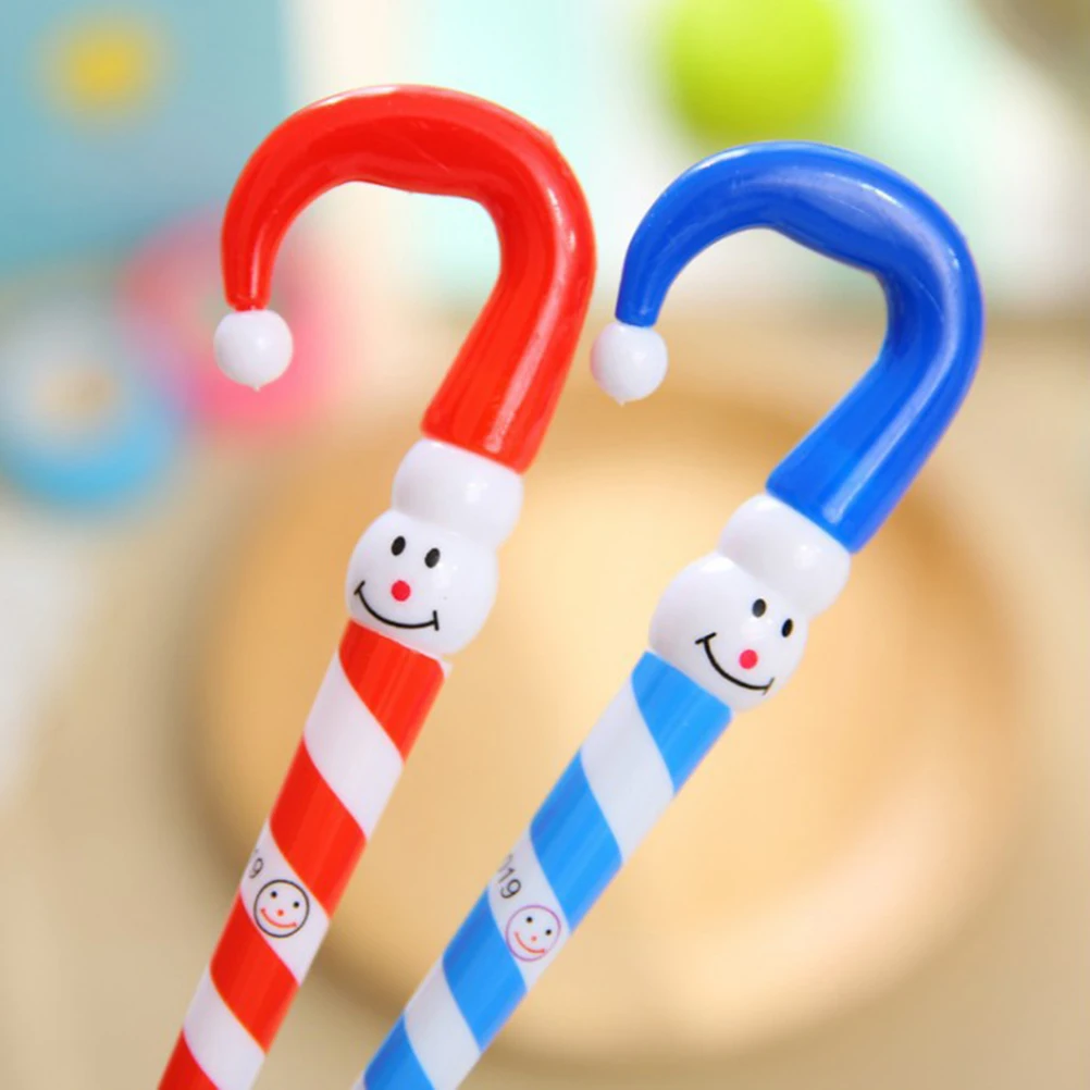 

20 Pcs Christmas Gift Ballpoint Pen Cartoon Blue Oily Writing Student Stationery Office Supplies