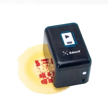 Chytrá inkoustová tiskárna pro potravinářské účely, přenosná a domácí, ideální pro tisk chleba, kávy, makronek, dortů, personalizovaných návrhů, písma, loga 8 nejlepší prodej tiskárny na dorty - №1