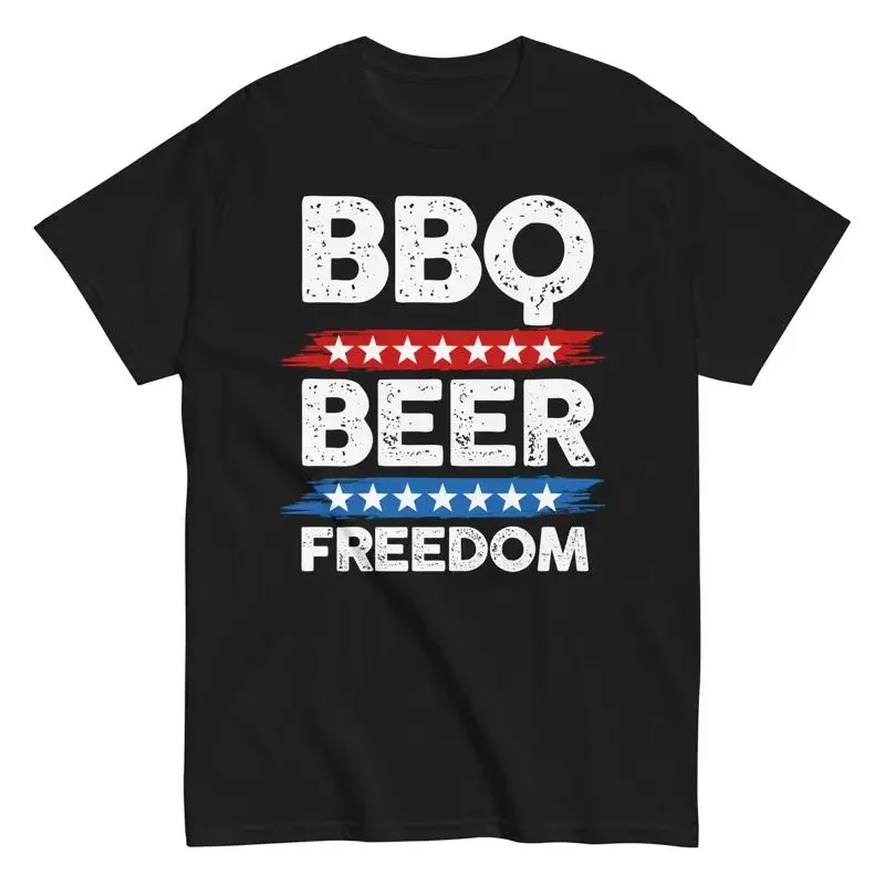 4th of July USA T Shirt America Party BBQ Beer Freedom