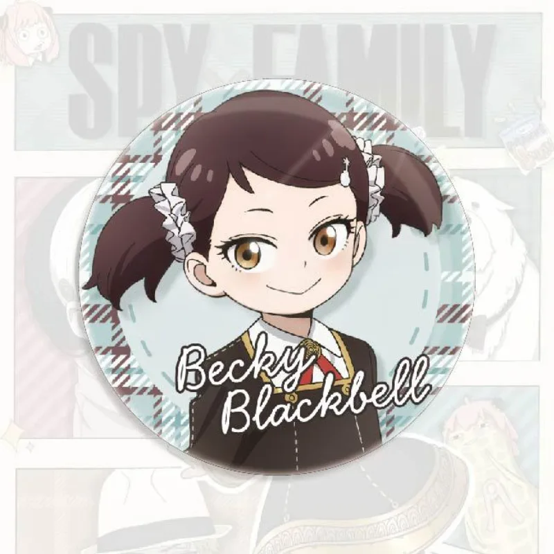 日本アニメ SPY×FAMILY かわいい漫画パターンブローチアニメグッズ小さなギフト