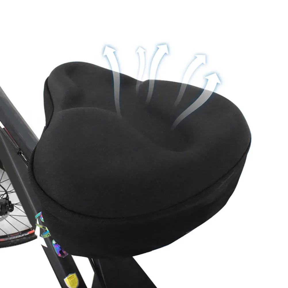 

Sponge Bike Seat Cover Ergonomic Design Moisture Absorption Breathable Anti-Slip Gift for Outdoor Riding Bike Seat Cover