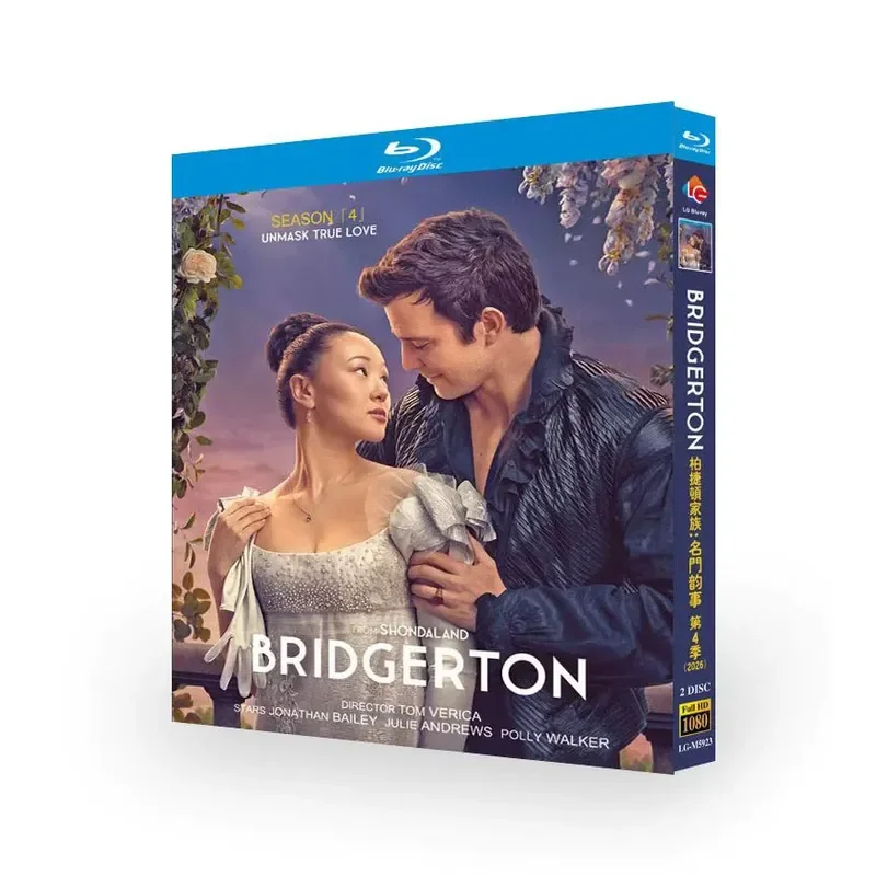 Bridgerton Family Famous Affair Season 1-4 Blu-ray Disc Brand New Unopened Box