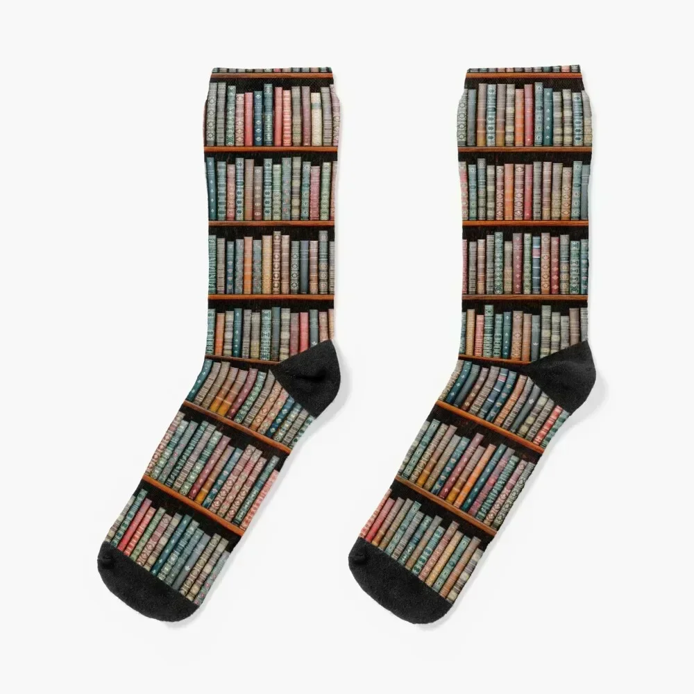 

The Library Socks Novelties cartoon funny gift Socks For Men Women's