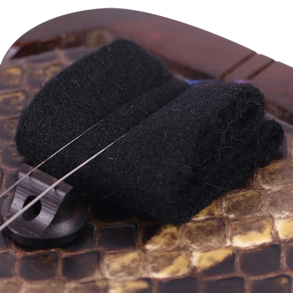 

10pcs Erhu Sound Filter Pads Chinese Traditional Instrument Accessories Noise Reduction Cushion Home Practice Musical Parts Tone