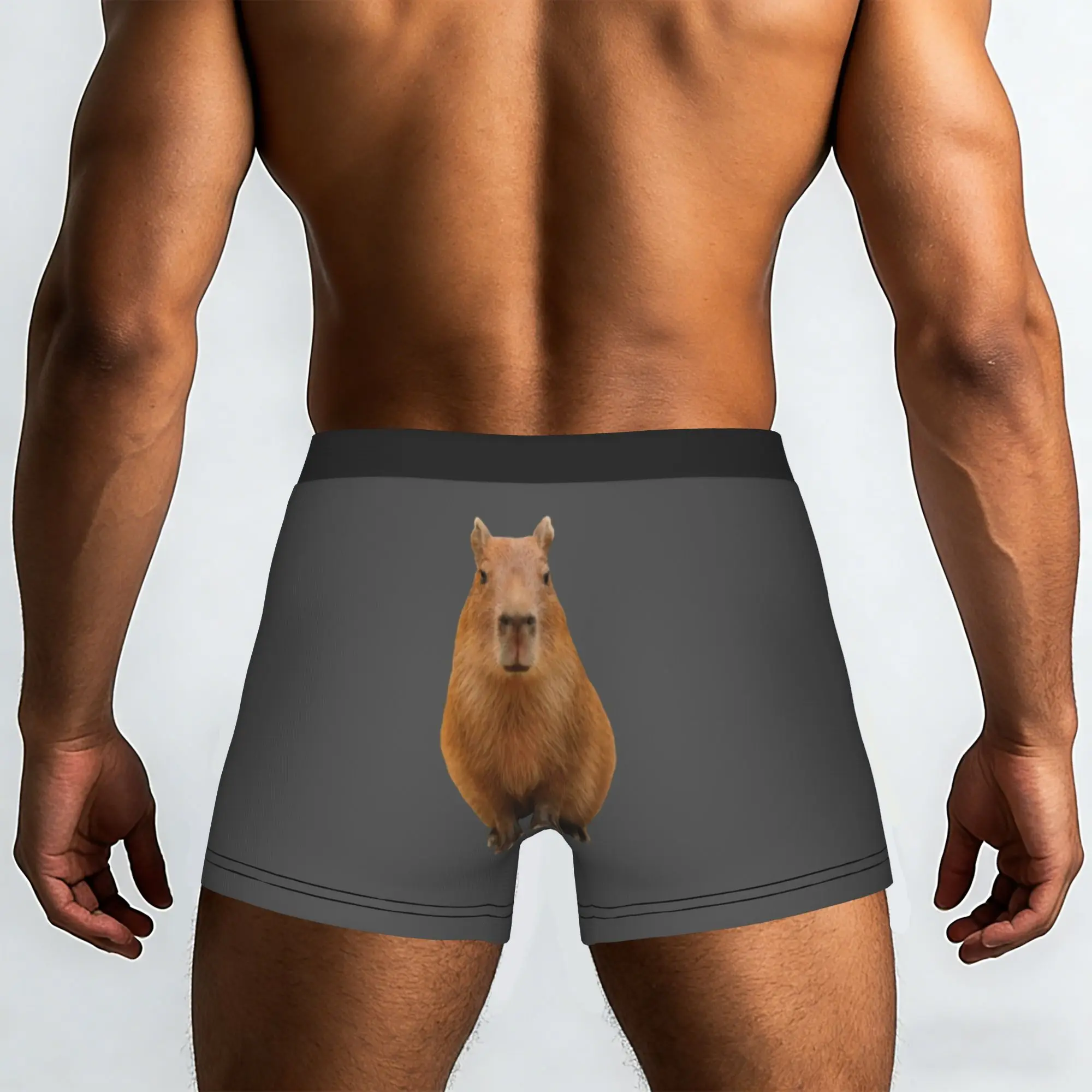 Custom Funny Capybara Popular Animals Boxers Shorts Men  Briefs Underwear Novelty Underpants