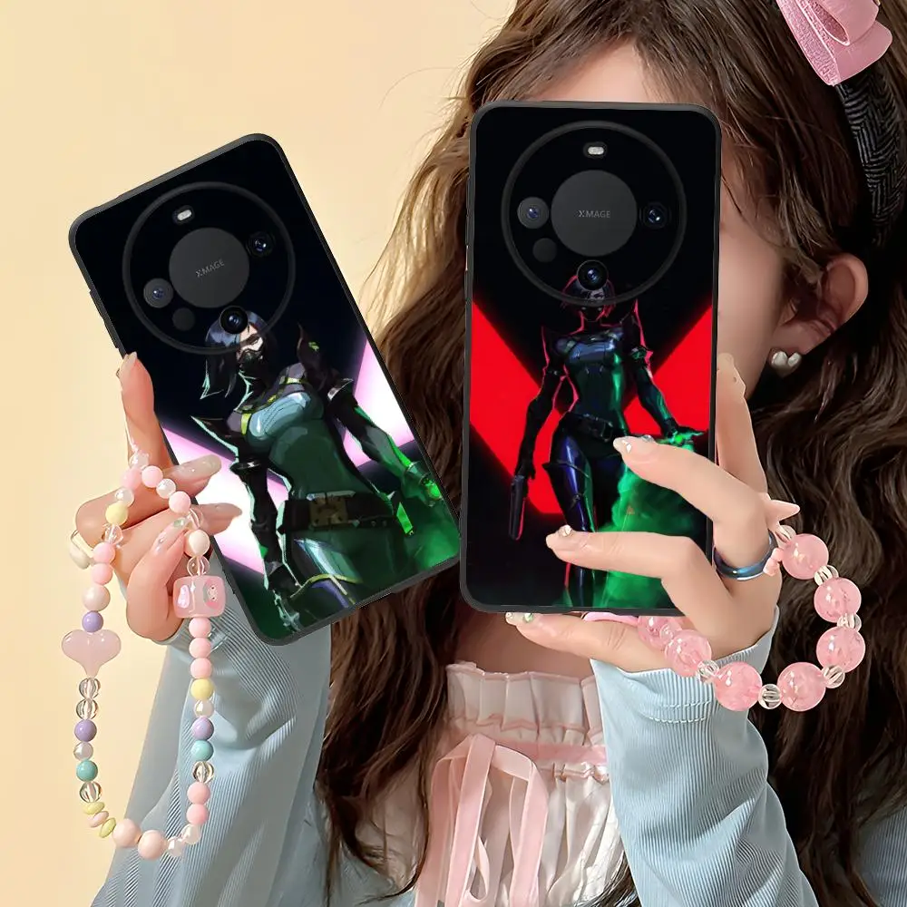 

Чехол для мобильного телефона Valorant Viper для Huawei Mate 60 50 40 30 20 10 Pro Plus Lite E 5G с цветной печатью, защитный красивый чехол