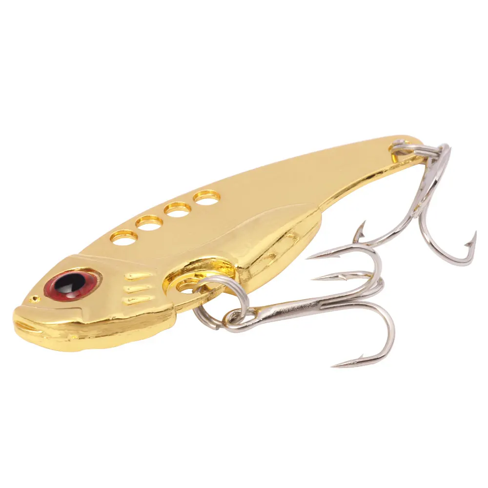 Metal Jig Bait 10g Spinner 3D Eye Fishing lure Realistic fish shape Spinning Gear Luring Cast Fishing Tackle Blade Hook Pesca