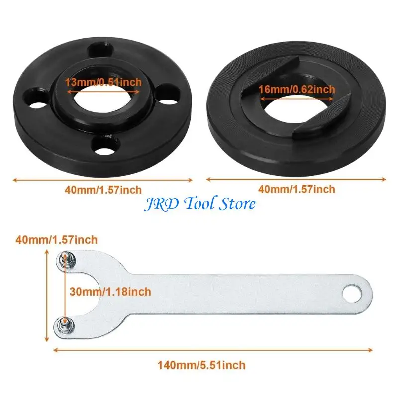 A2UD Flexible Corner Grinder Cutting Wheel Mounting Plate Set Firm Attachment System Prevents Shifting During Operation