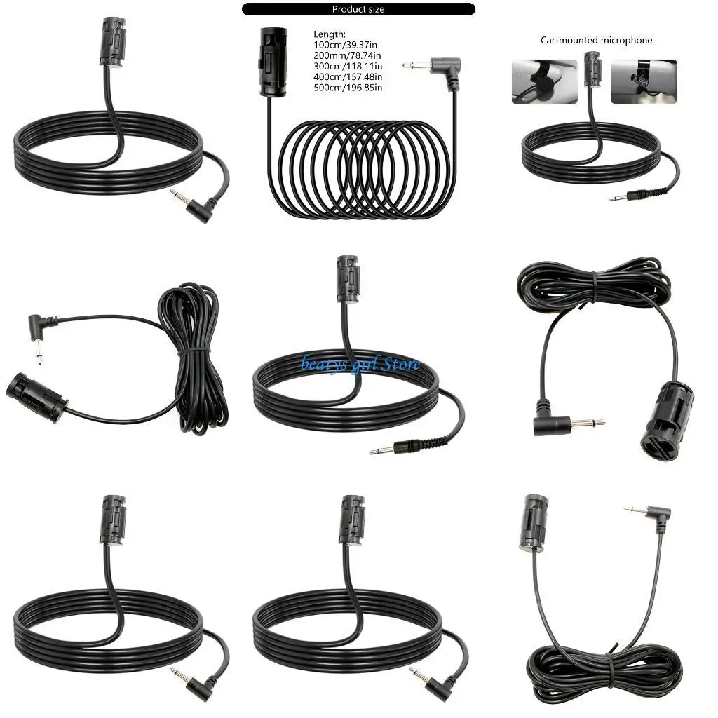 

C7AB Automotive Microphones Hiddens Installation Design High Precisions Sound Pickup Stable Transmission For Car Systems