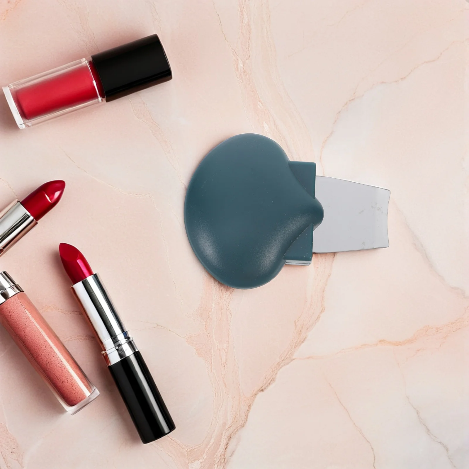 ミニツール ポータブル 手動 ステンレス製 フェイシャルスキンスクラバー スパチュラ 鼻毛クリーナー 毛穴クリーナー エクストラクションキット