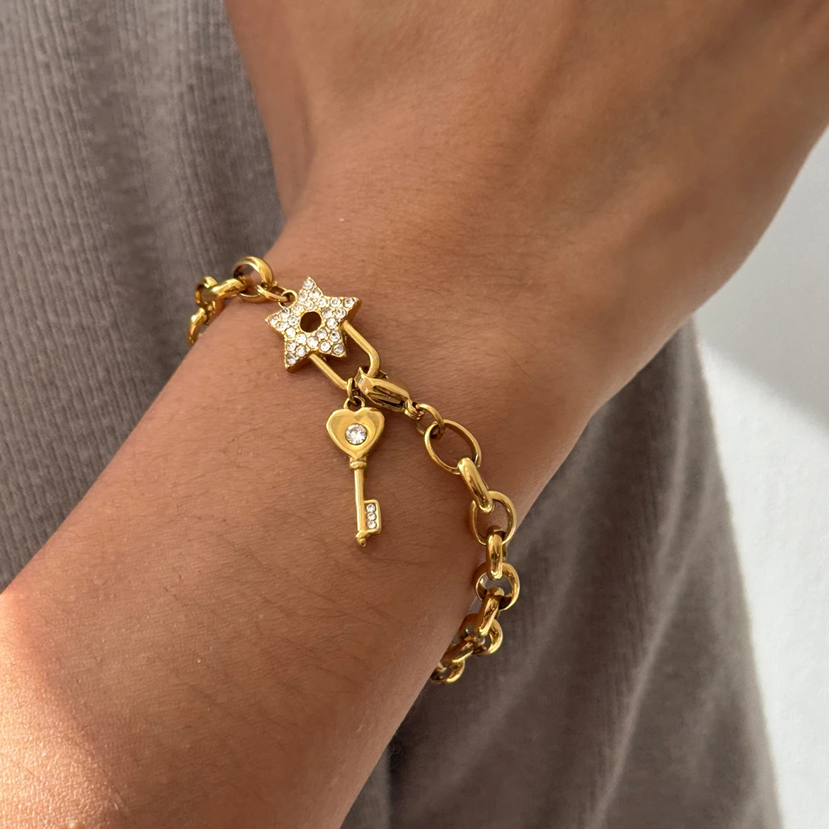 Yori Fashion Stainless Steel K - Chain Lock Combination 评论和价格