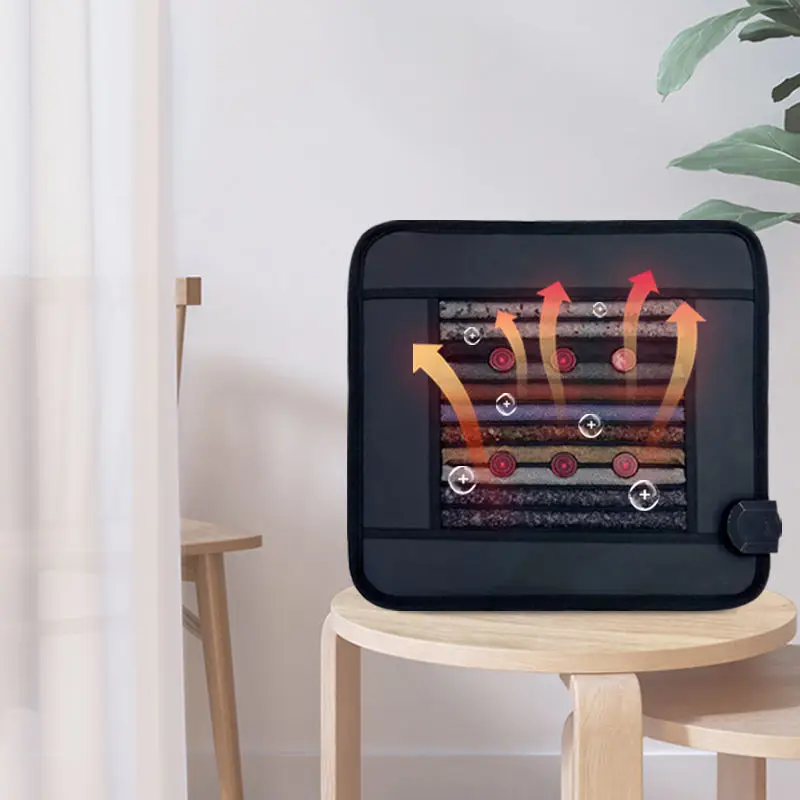 Coussin de chaise en cristal thermique à infrarouge lointain, chauffage de soins de santé, thérapie PEMF, pour assis