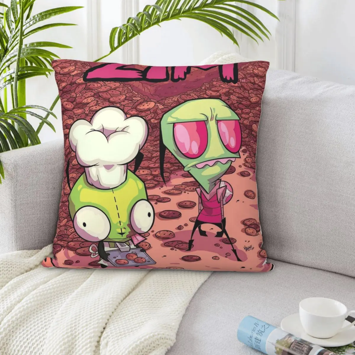 

Invader Zim 01576 Cushions Pillowcase Cushion Cover Dakimakura Pillow Case Pillow Cover