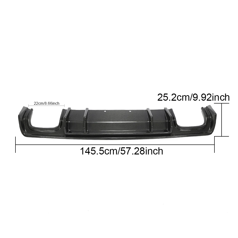 

High Quality Carbon Fiber Rear Diffuser For Dodge Challenger 2015-2019