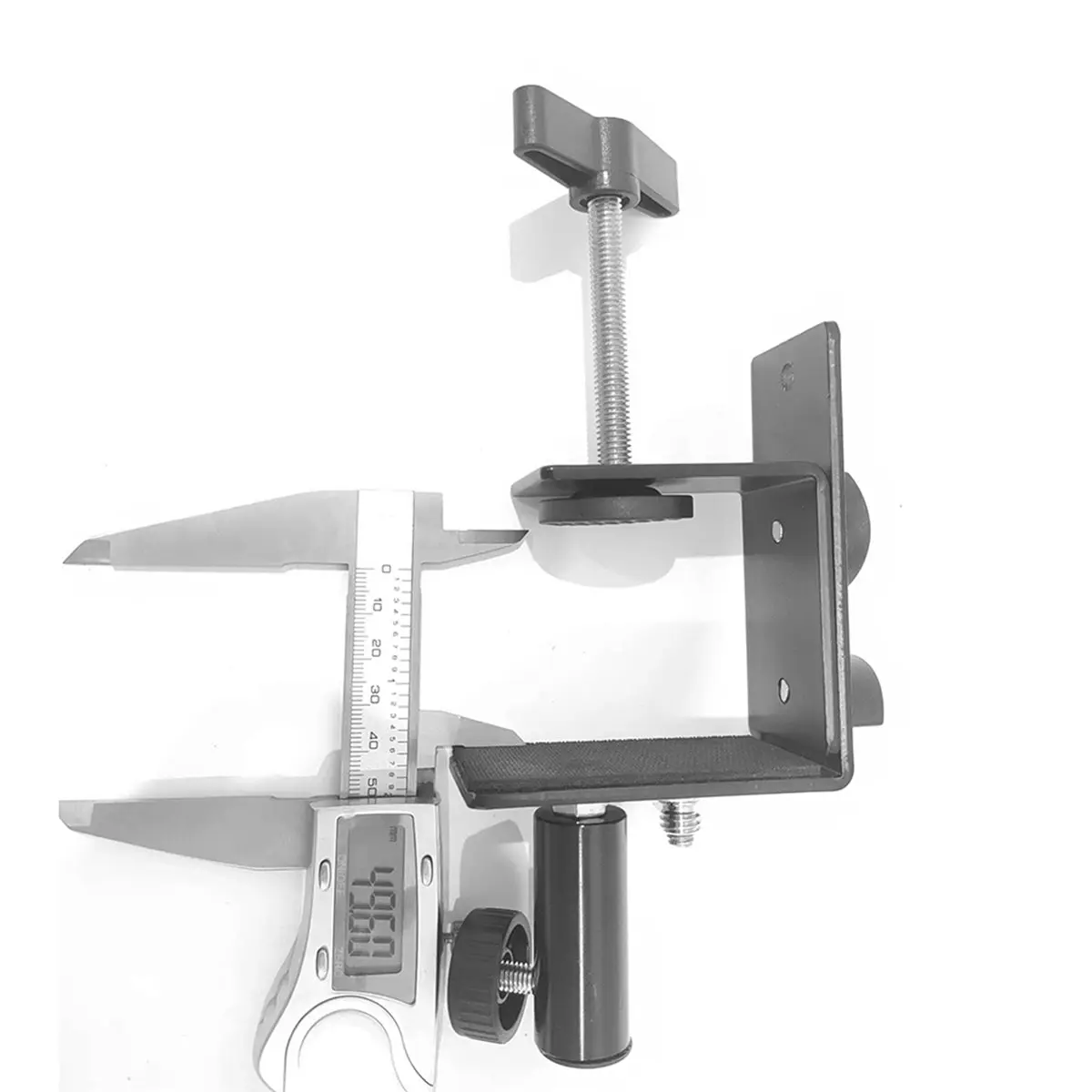 Y69A 3X Heavy-Duty Desk Table Mount Clamp for Mic Microphone Arm Stand Holder Desk Lamp Bracket Clamp with 1/4 Adapter