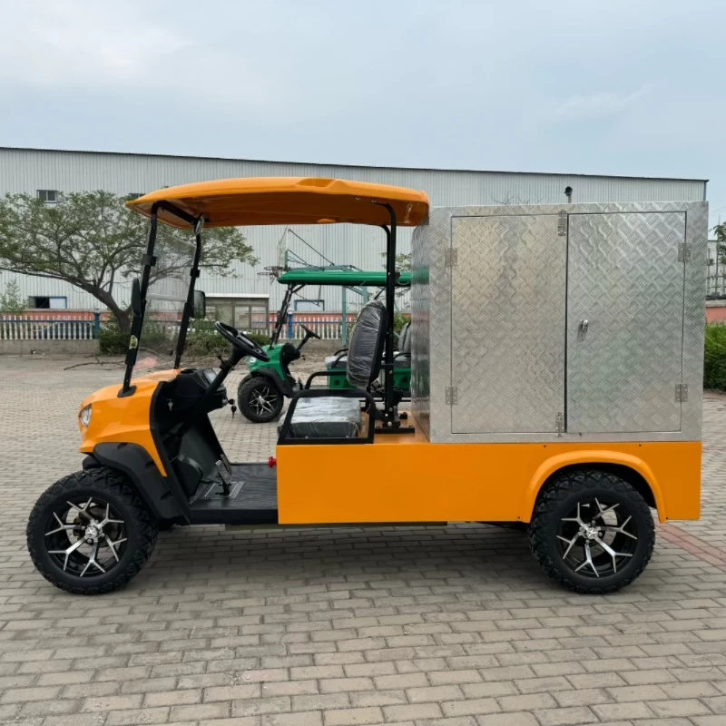 2024 Factory Exclusive Partner 72V 45km/h High Speed 72V Lithium Battery 2-Seat Lift Electric Golf Cart with Storage Box