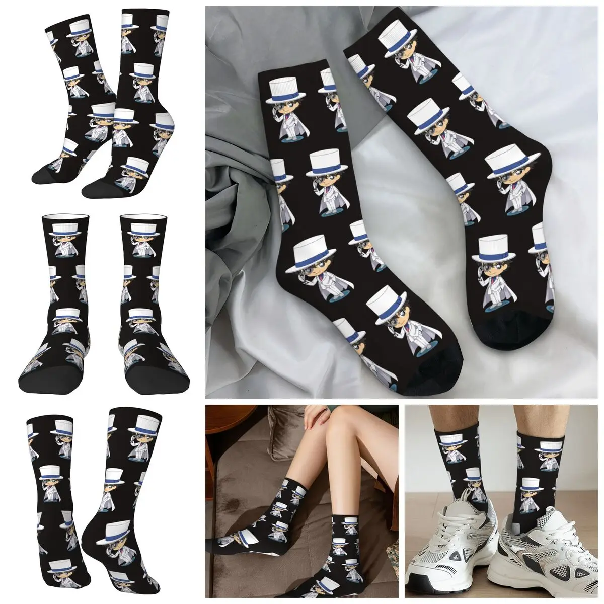 

Anime Detective Conan High elasticity polyester fiber Men and Women printing Socks,Applicable throughout the year Dressing Gift