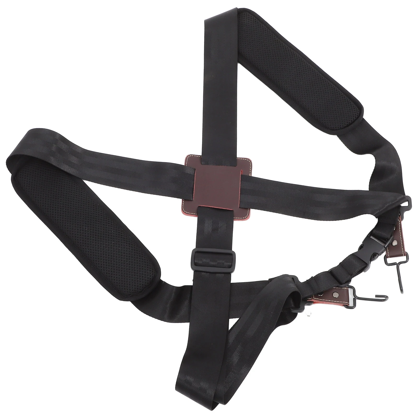 

African Drum Strap Djembe Adjustable Polyester Shoulder Belt Black Cotton Padded For Children Adults Musical Instrument