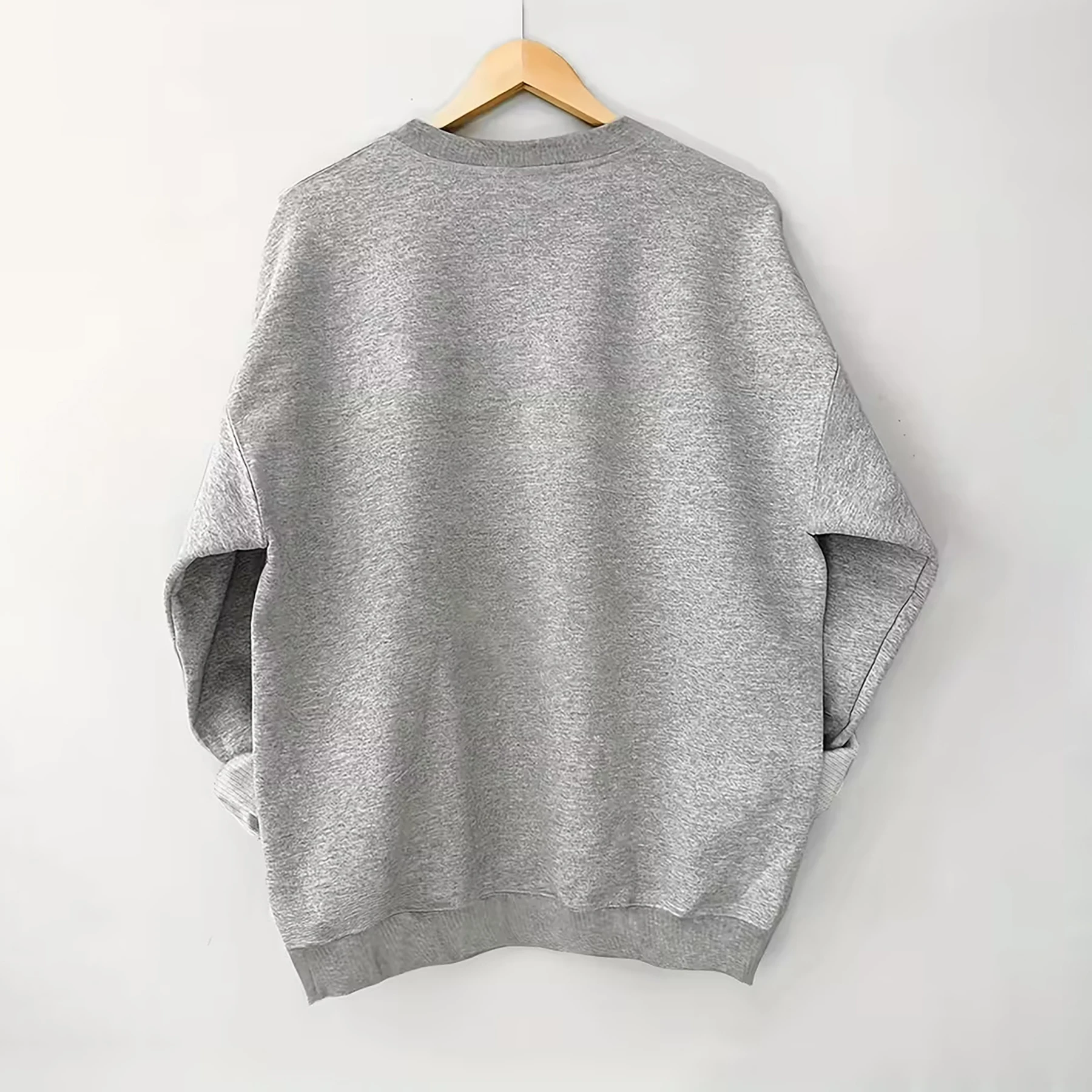 شجرة عيد الميلاد إنه الموسم طباعة البلوز عطلة ملابس نسائية عادية رمادي حجم كبير #2