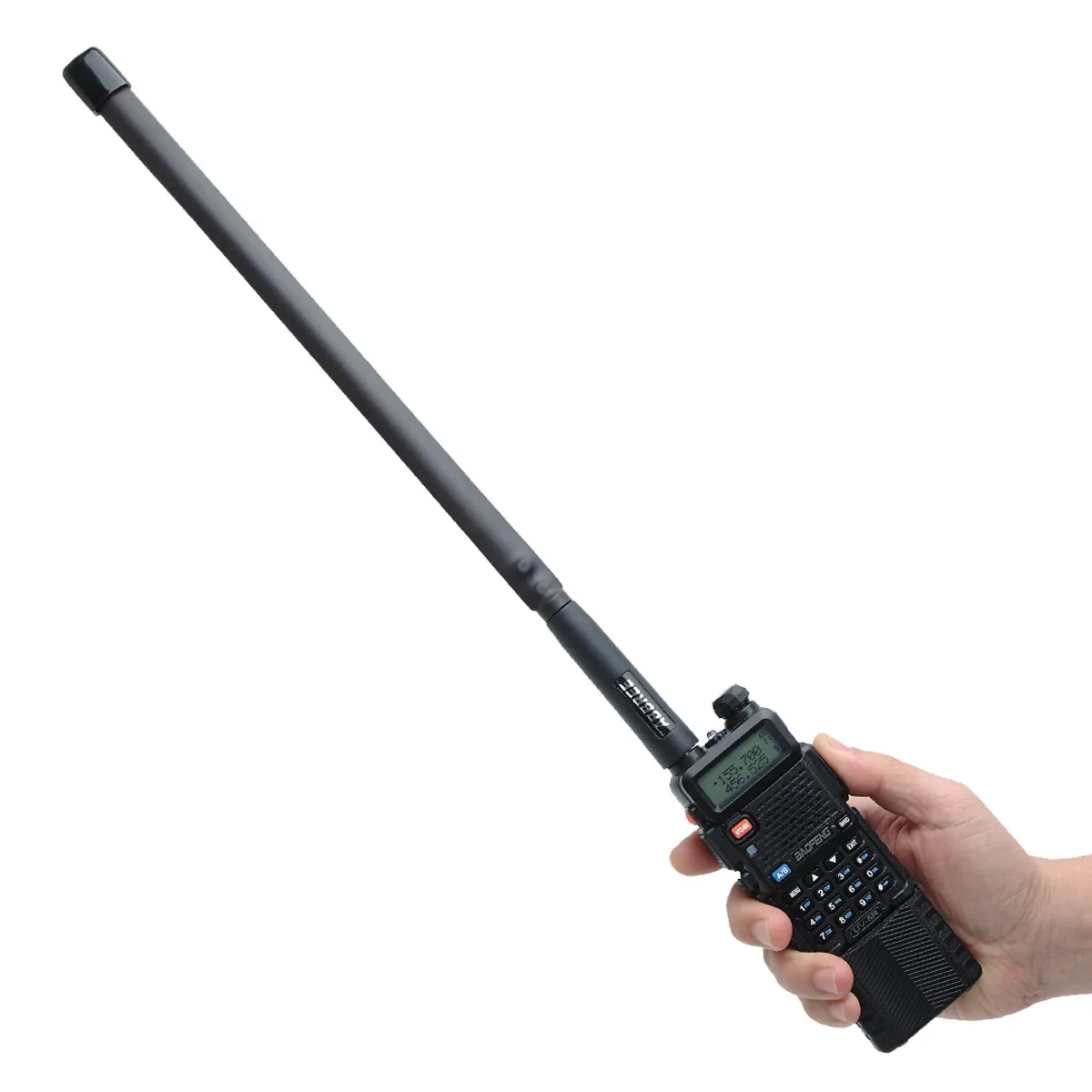 ABBREE Antena táctica SMA hembra doble banda plegable para radio - imagen 2