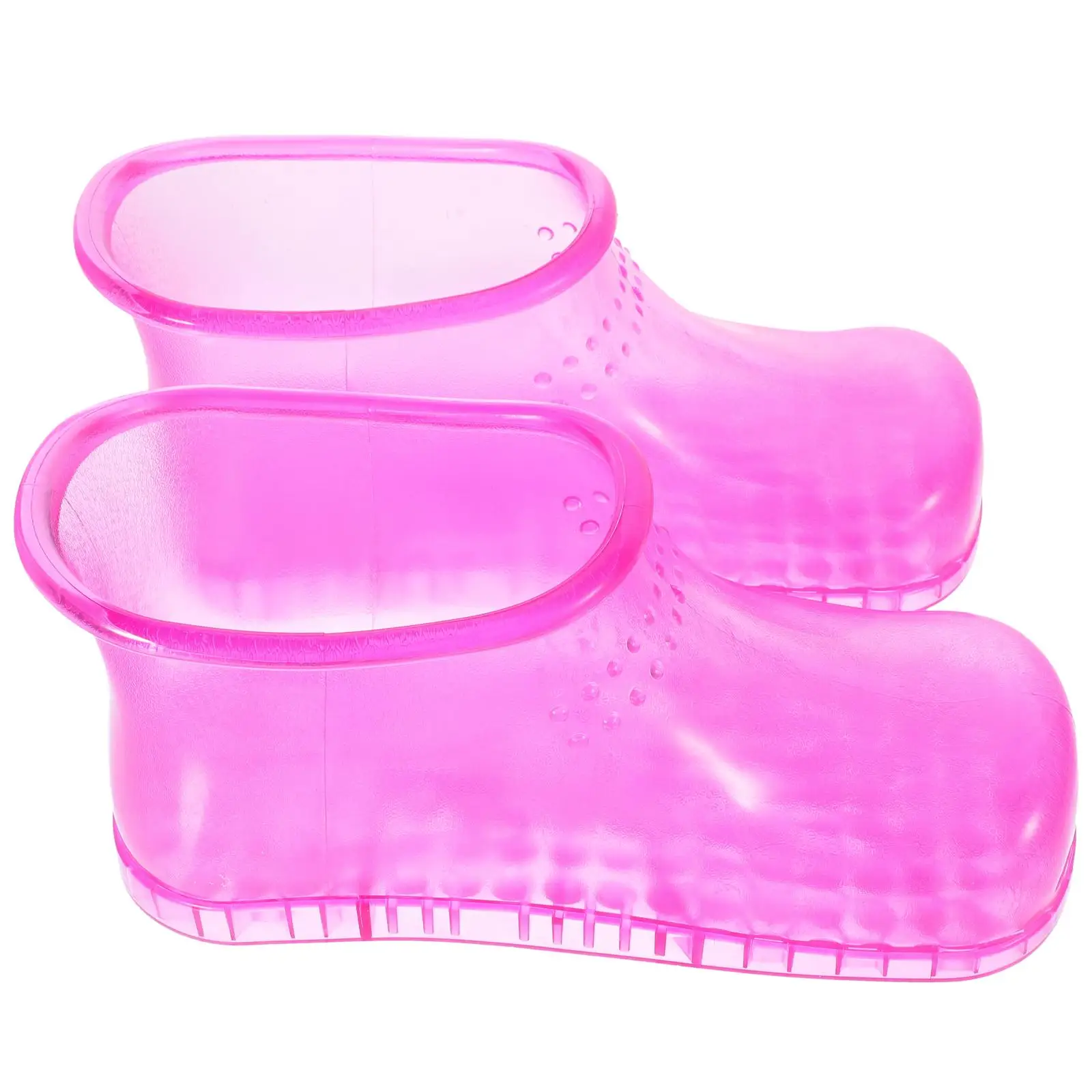 

Foot Bath Shoes Soaking Slippers PVC Beautiful Feet Adults Men Women Spa Massage Boots Anti Deformation Hot Water Resistant