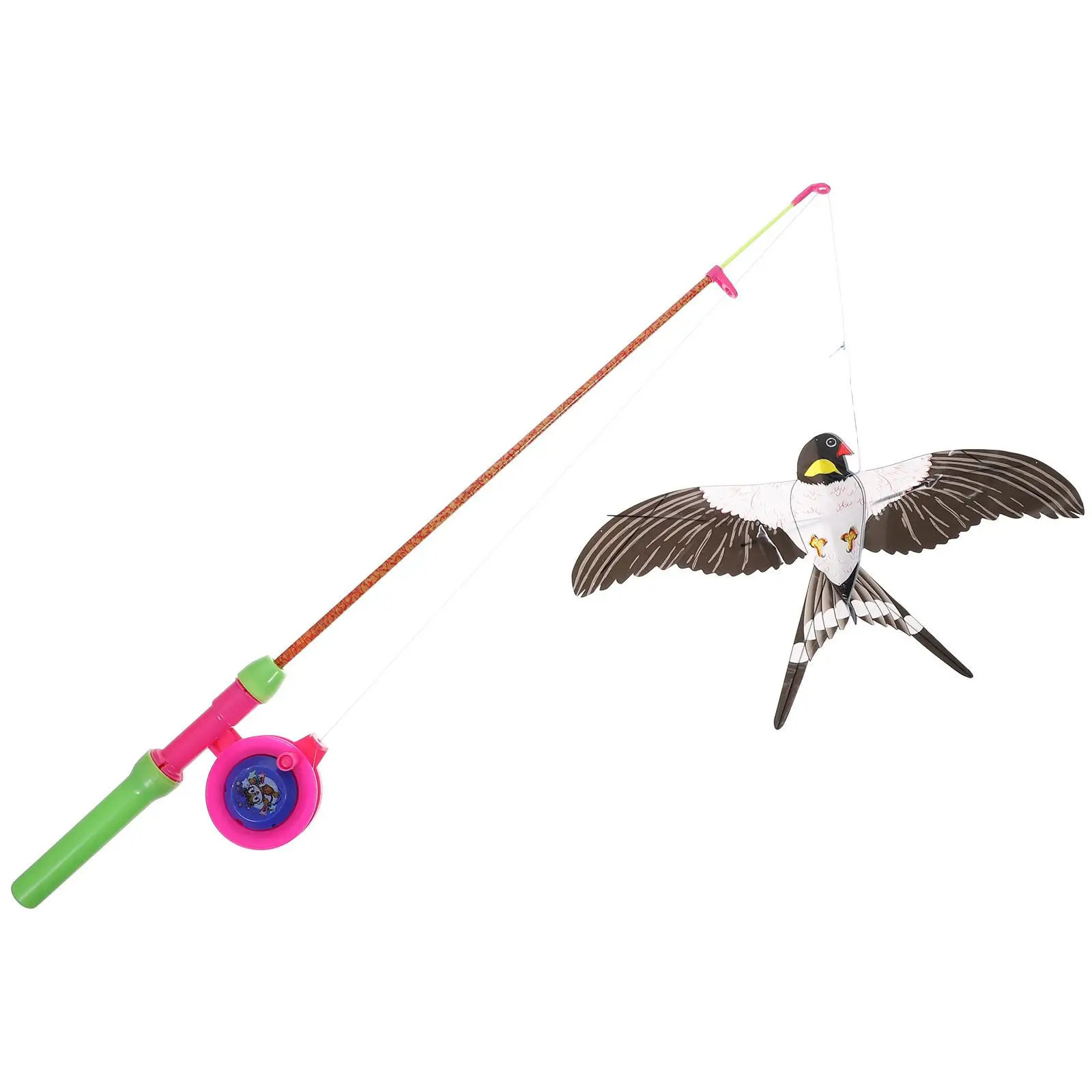Easy to Kite Cartoon Bird Kite for Kids Lightweight Toy Swallow Outdoor Activities Storage Simple