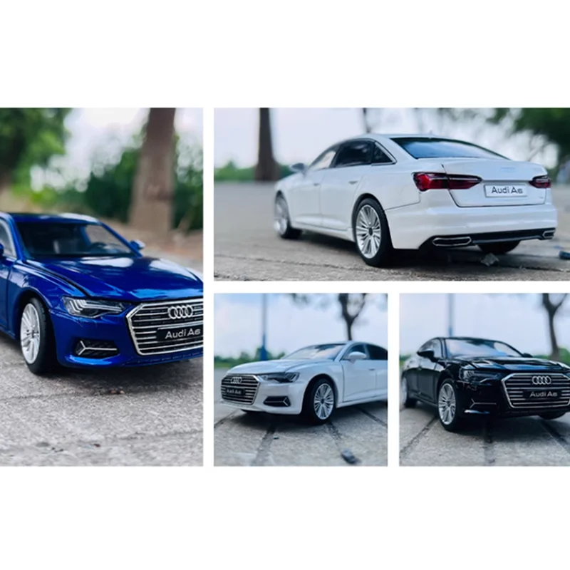 โมเดลรถ Audi A6 A8L/Q5อัลลอยจำลองโมเดลรถยนต์ของเล่นของสะสมจัดแสดงของที่ระลึก