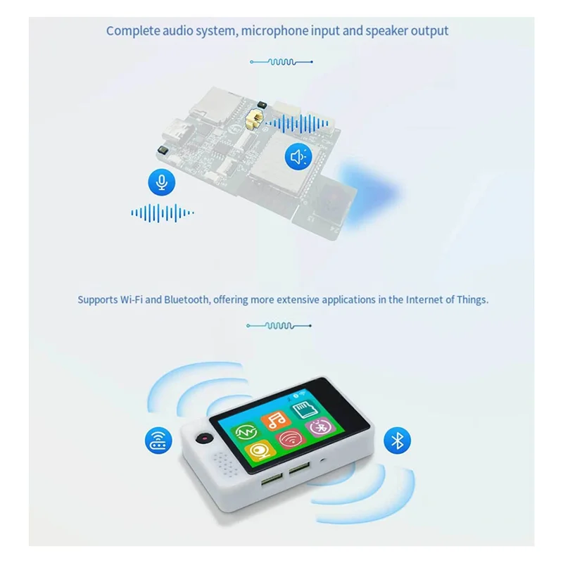 B50B-2MP Fotocamera ESP32 S3 DEV ESP32-S3 Scheda di sviluppo ESP32-S3 Modulo N16R8 con display touch da 2 pollici per Xiaozhi AI A