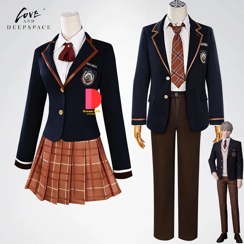 

Game Love and Deepspace Cosplay Costume Rafayel Sylus Li Shen Role Play Fashion High Quality School Uniform for Men Women Suit