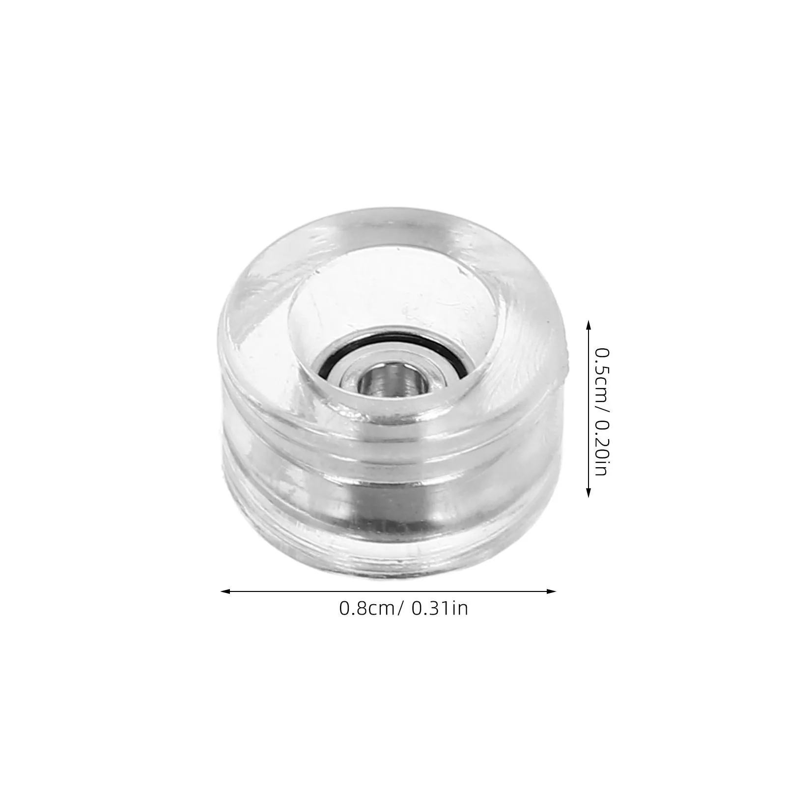 Ruote da skateboard da 4 pezzi Sostituzione del cuscinetto ad alta velocità Accessori per skateboard durevoli Mini ruote con cuscinetti