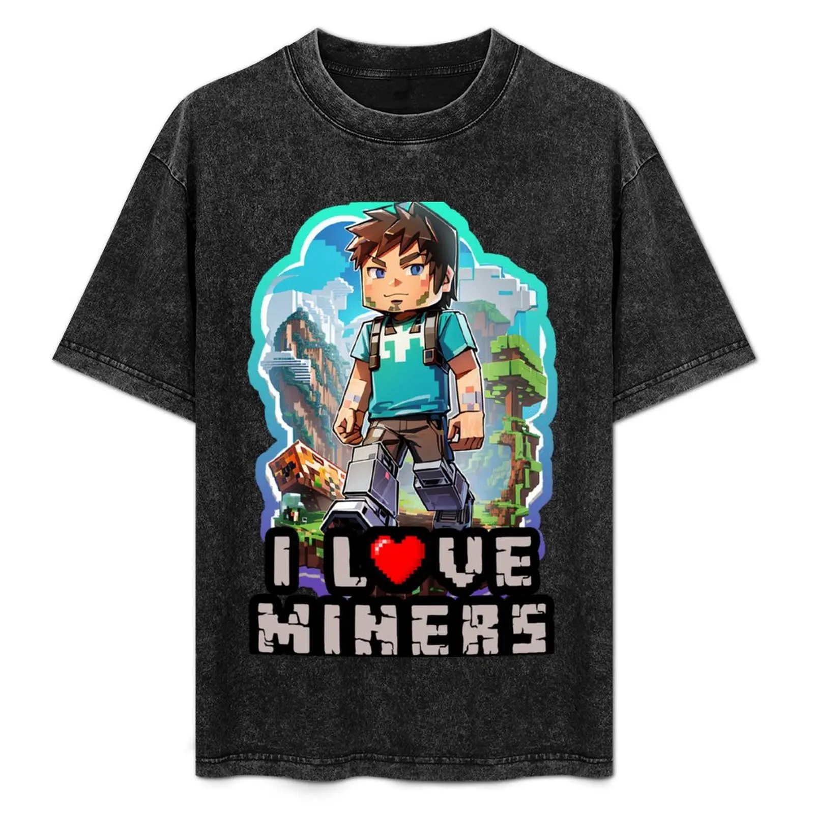 

I love miners T-Shirt luxury designer cheap stuff men clothing