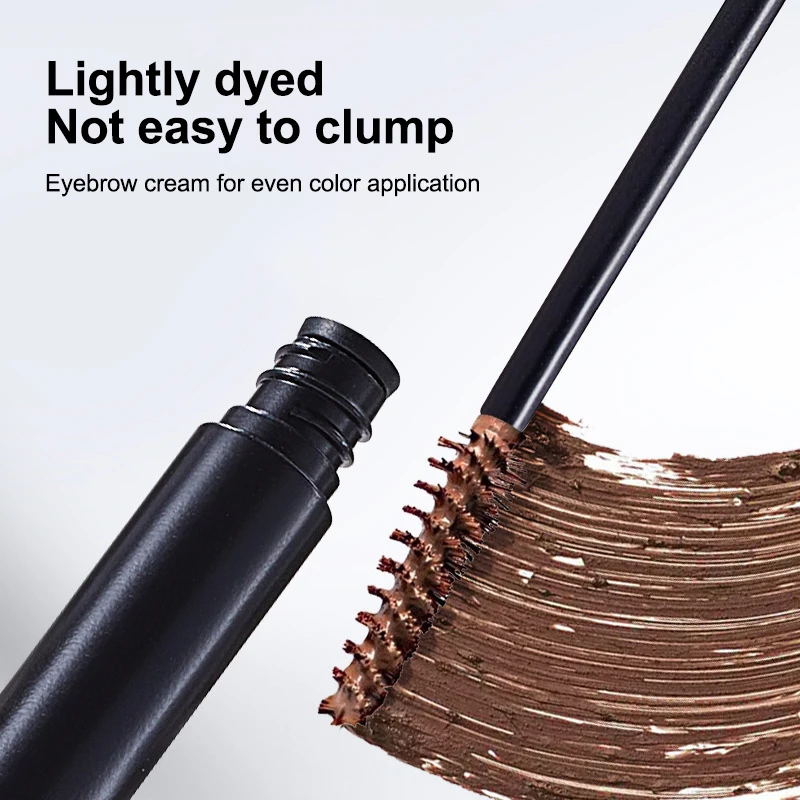 Pomada de lápiz de cejas de 3 colores, doble punta con pinceles para cejas, herramienta de maquillaje de aspecto Natural delgado de larga duración para dar forma a las cejas 3D