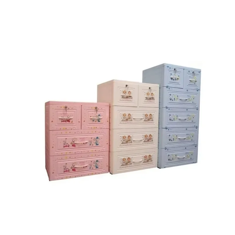 Baby 3-layer chest of drawers Compact and cute storage for nurseries, children's rooms, and family organizations