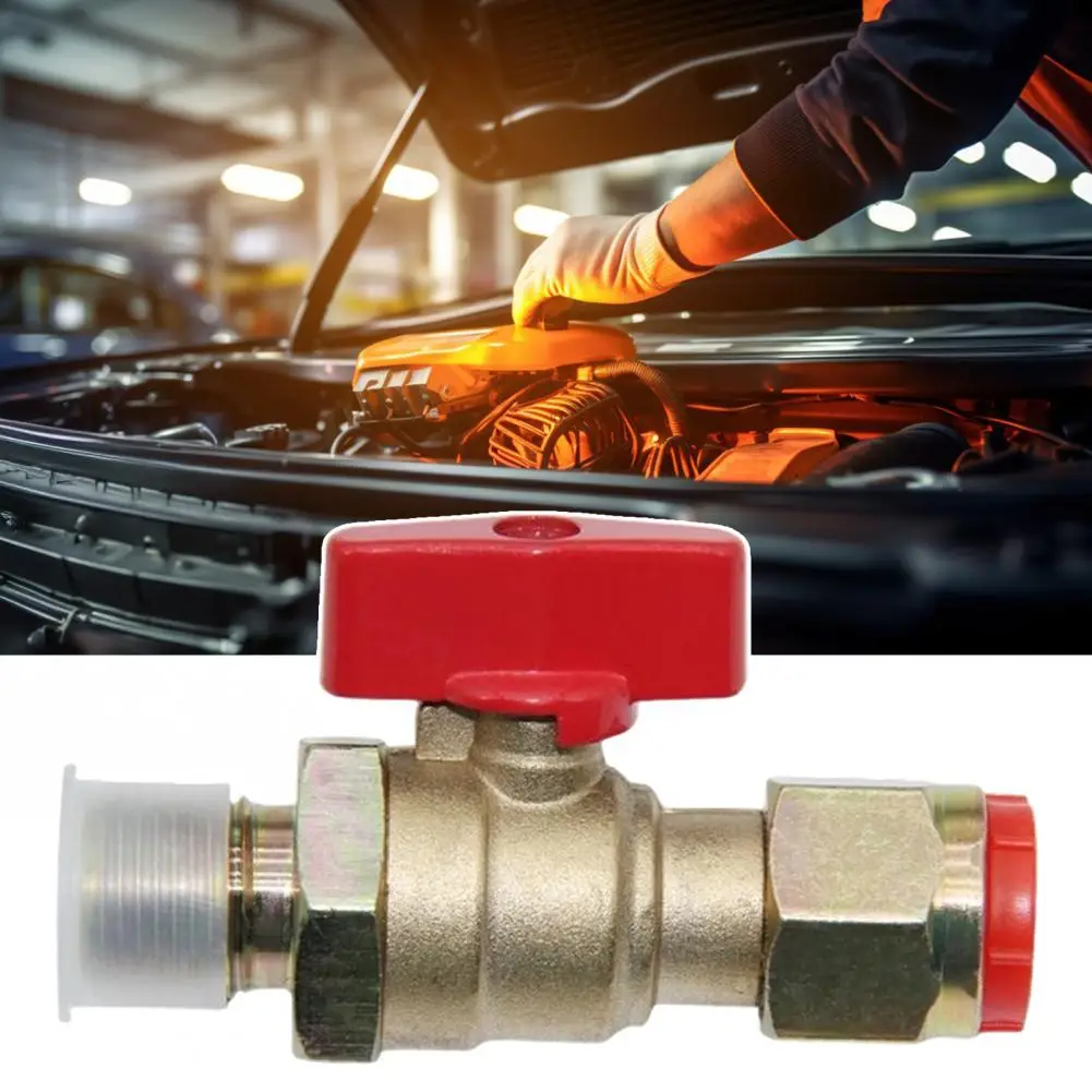 Universal Air Brake Cut Off Switch Valve, Truck Trailer Front Wheel Control Valve, Heavy Duty Brass Alloy Brake System Accessory