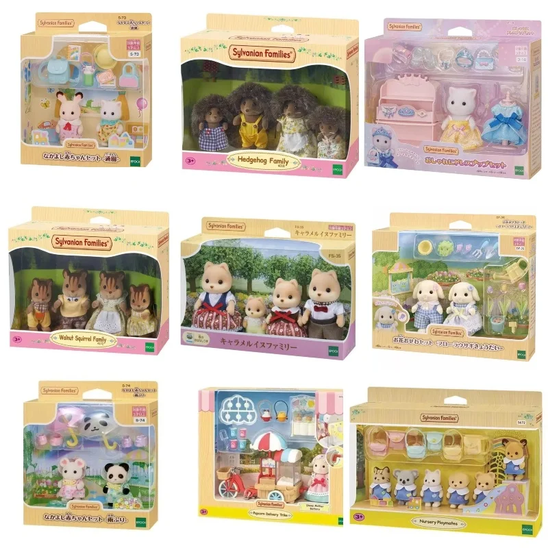 Sylvanian Keluarga Buta Gantungan Kunci Aksesoris Angka Miniatur Asli Makanan Seri Sekolah Mainan Dapur Anak-anak Ternuries