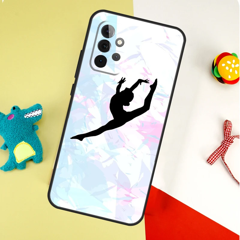 Love Gymnastics For Samsung Galaxy A55 A35 A15 A54 A34 A14 A53 A33 A13 A05 A06 A16 A22 A32 A52 Phone Case