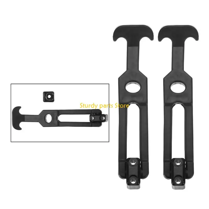 97QC 2PCS TハンドルHASPラバーフレキシブルドローラッチ付き衝撃吸収ラッチ交換用ツールボックスラッチ