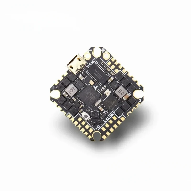 

Контроллер полета 1 шт./GHF411AIO-HD F411 с ICM42688P и BLHeli_S 40A 4-в-1 ESC | 3-6S для гоночных дронов FPV Toothpick
