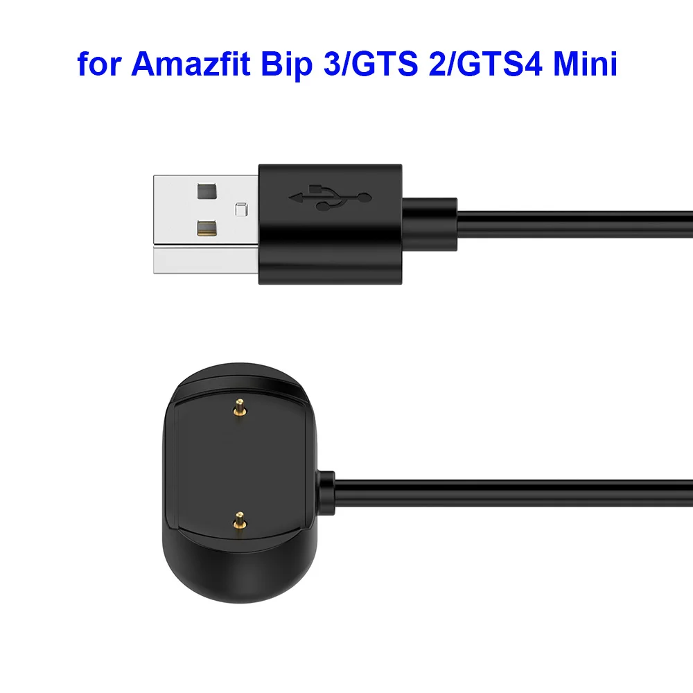 Smartwatch Charger for Amazfit Bip 3/ GTS 2/ GTS4 Mini/ Bip 3 Pro/ U/ GTR 2/ GTS2 Mini/ GTS 2e Charging Cable Magnet Cord Fast