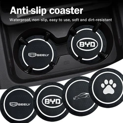 Car Styling Coaster Anti Slip Pad Cup Holder Mat For VW Volkswagen CC Polo 6R Golf 4 5 6 7 MK7 MK4 MK6 Passat B6 B8 T4 T5 Tiguan