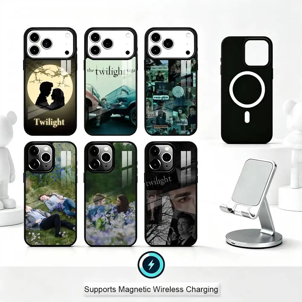 

T-Twilight Series Phone Case For iPhone17,16,15,14,13,12,11 Plus,Pro Compatible with magnetic wireless charging