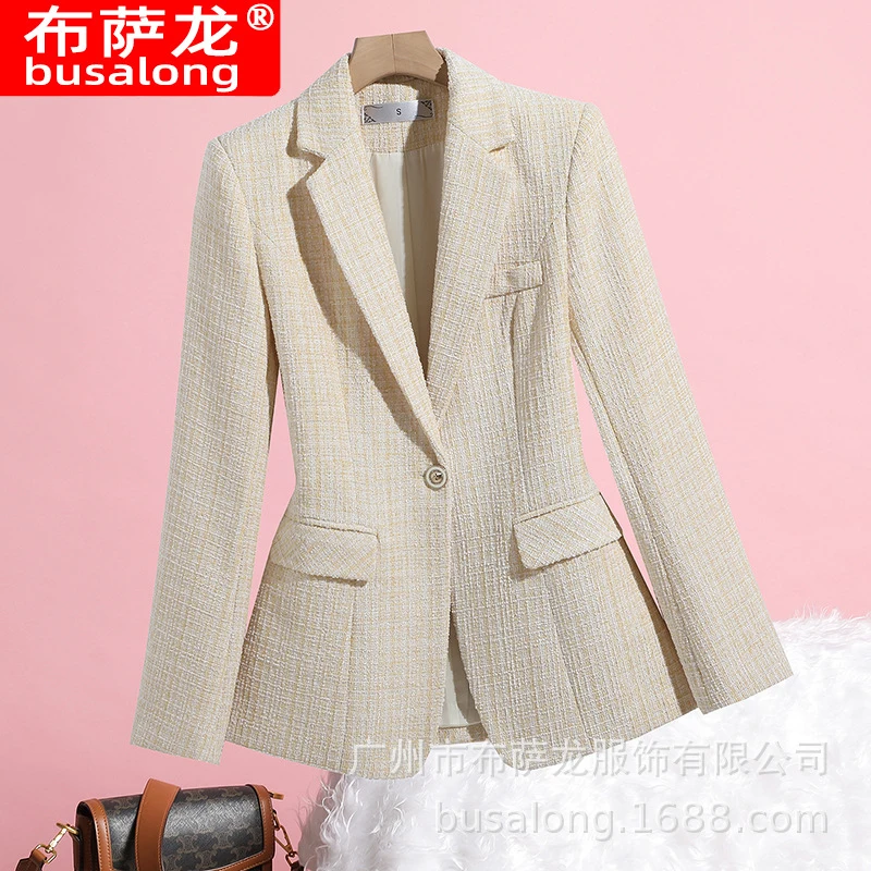 

2026New style business blazer for women, long-sleeved professional suit, formal women's jacket, workwear wholesale