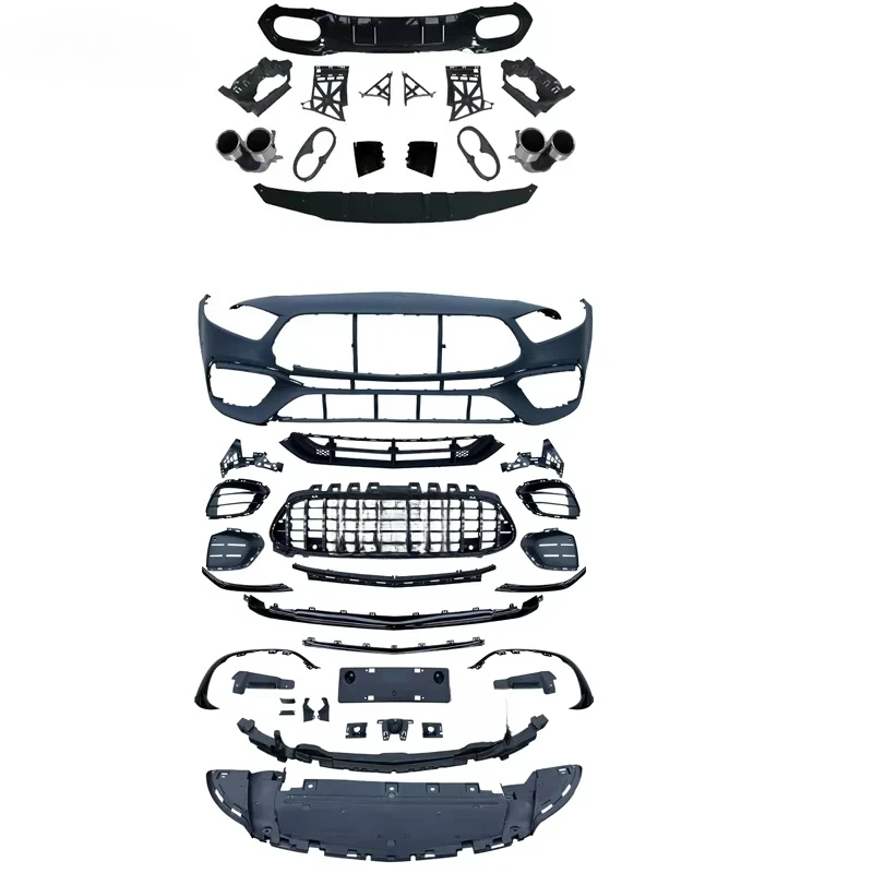 

2019-2024 Class Sport Upgrade Including Front Bumper Grille Frame A45s Style